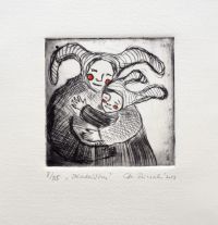 "Kallistus" 2013, mõõdud 19×18 cm hind 29,90€